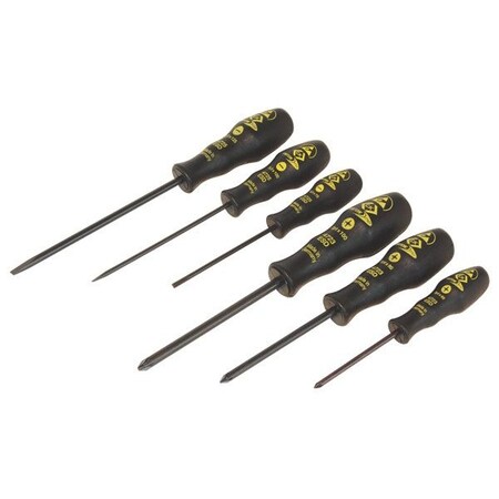 C.K Tools Triton ESD Screwdriver PZD Set of 6 T4741ESD